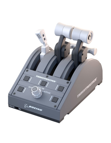 Thrustmaster TCA Quadrant Boeing Edition Gris USB Palanca de mando PC, Xbox, Xbox One X, Xbox Series S