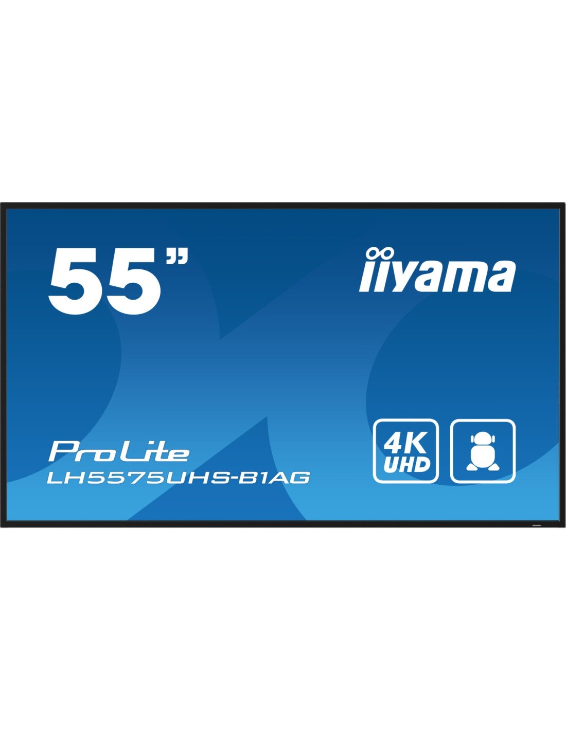 iiyama LH5575UHS‑B1AG ProLite Pantalla plana para señalización digital 138,7 cm (54.6") LCD Wifi 500 cd / m² 4K Ultra HD Negro P