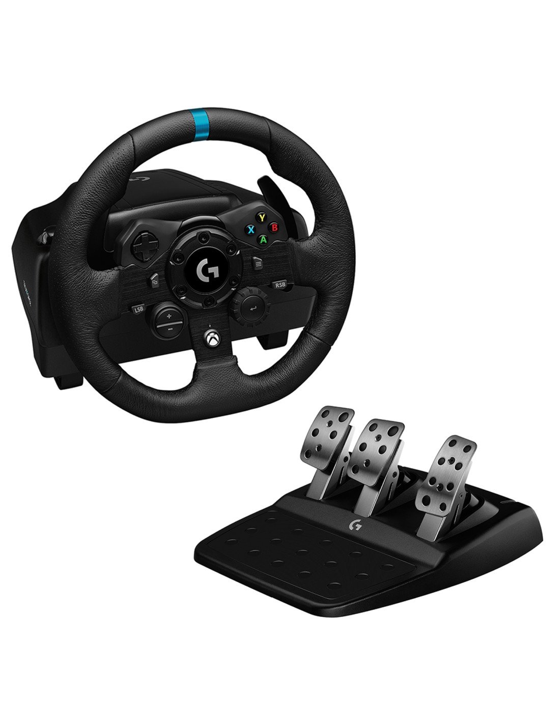 Logitech G G923 Negro USB 2.0 Volante + Pedales Analógico/Digital PC, Xbox One, Xbox Series S, Xbox Series X
