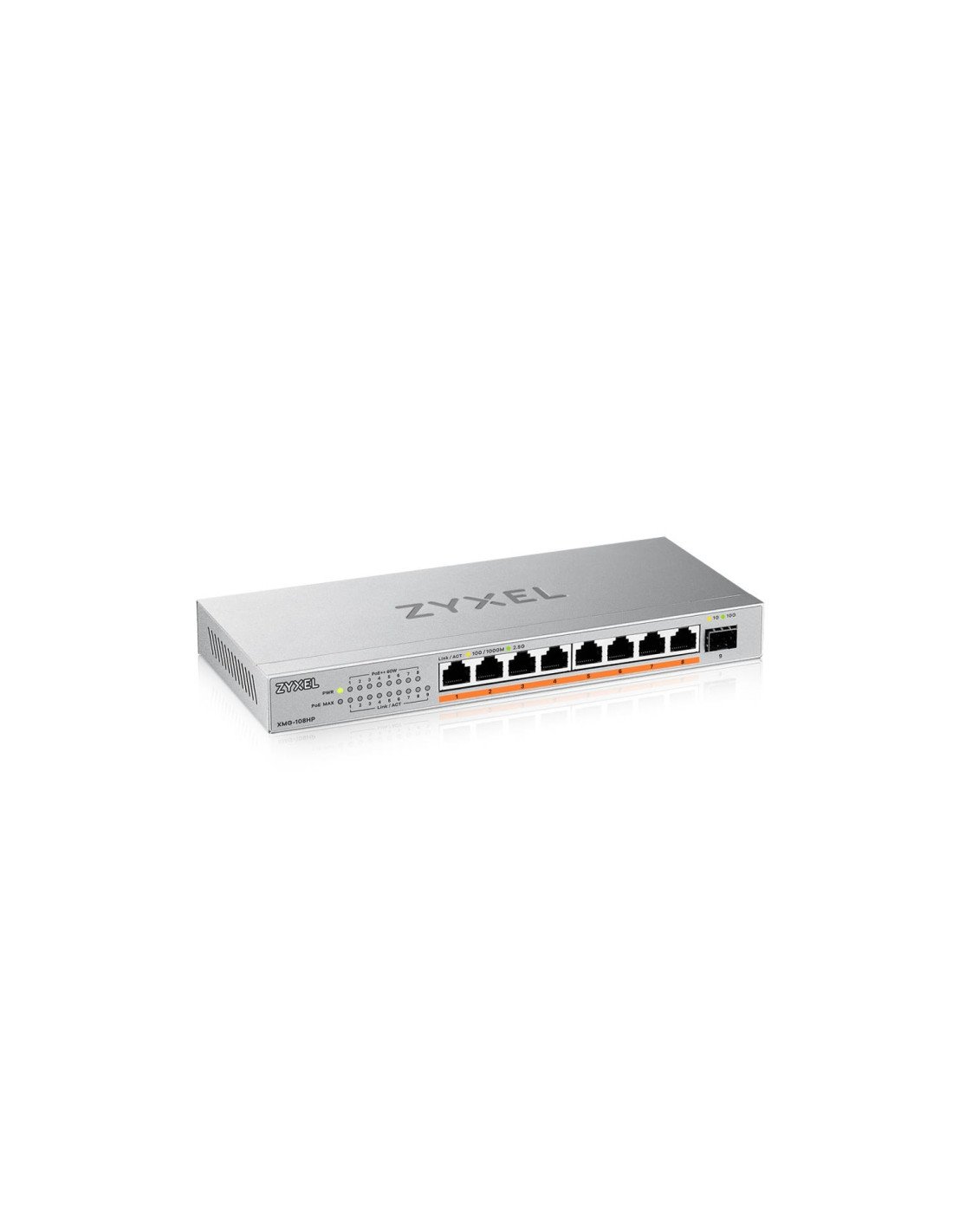 Zyxel XMG-108HP No administrado 2.5G Ethernet (100/1000/2500) Energía sobre Ethernet (PoE)