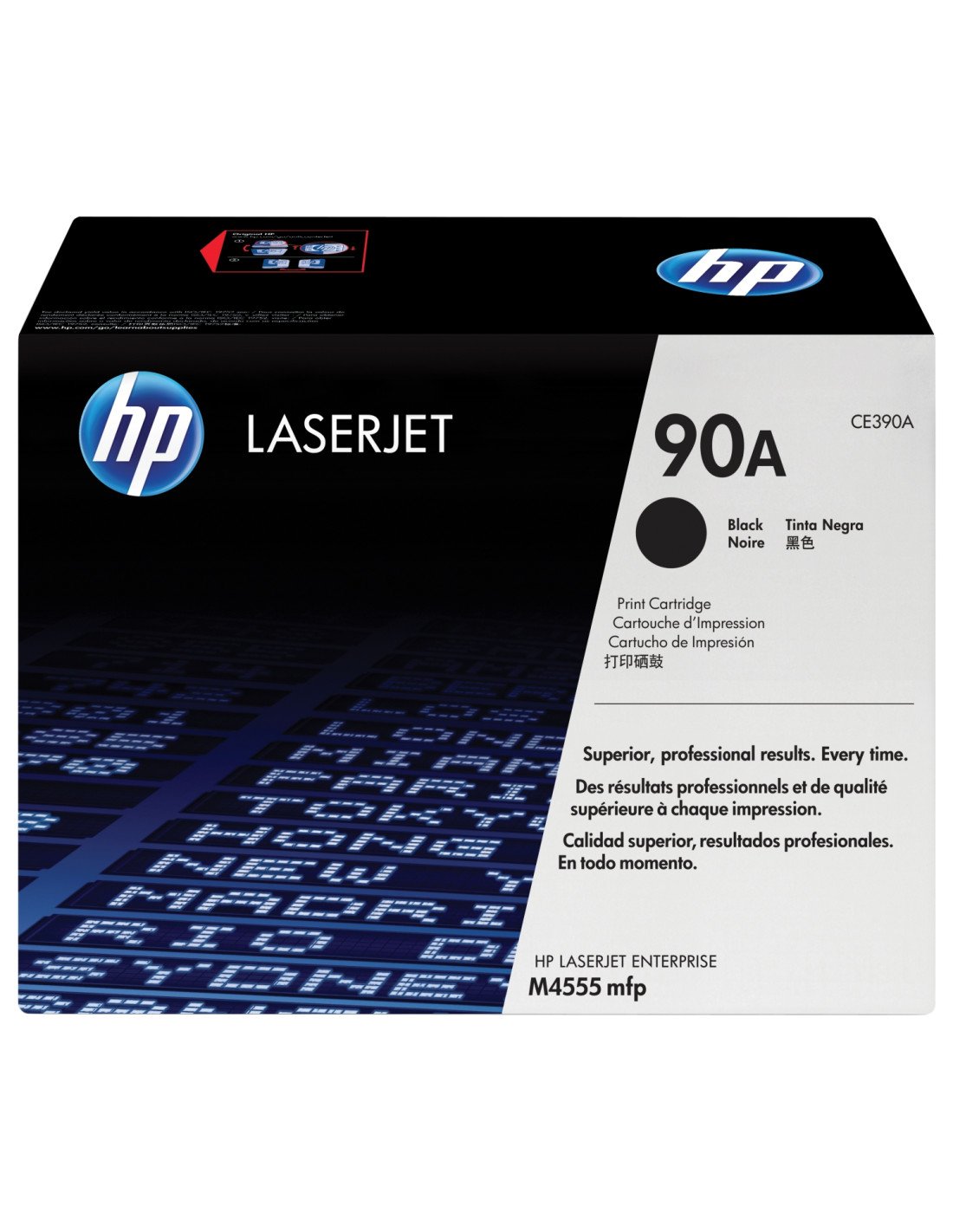 HP Cartucho de tóner original LaserJet 90A negro