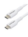 StarTech.com Cable de Carga USB-C Blanco de 1m - Cable UCB Tipo C de Carga para Ordenador Portátil - PD de 60W 3A - Cable de Tra
