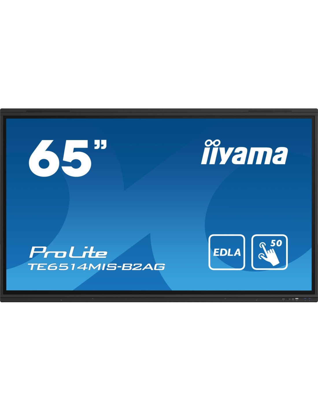 iiyama PROLITE TE6514MIS-B2AG Pantalla plana para señalización digital 165,1 cm (65") LCD Wifi 435 cd / m² 4K Ultra HD Negro Pan