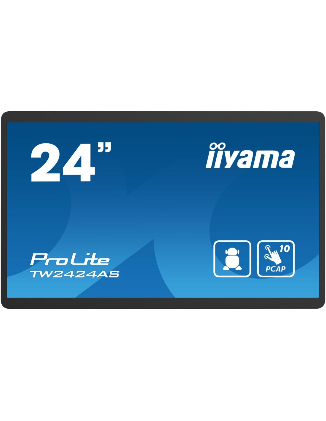 iiyama TW2424AS-B1 pantalla de señalización Pantalla plana para señalización digital 60,5 cm (23.8") Wifi 250 cd / m² 4K Ultra H