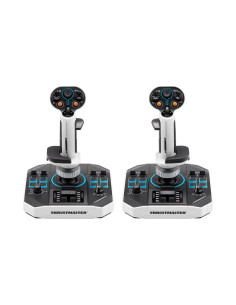 Thrustmaster Sol-R 2 HOSAS Space Sim Duo Negro, Blanco USB Palanca de vuelo Analógico/Digital PC