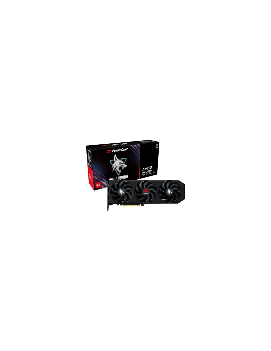 PowerColor Hellhound AMD Radeon RX 9060 XT 16GB GDDR6