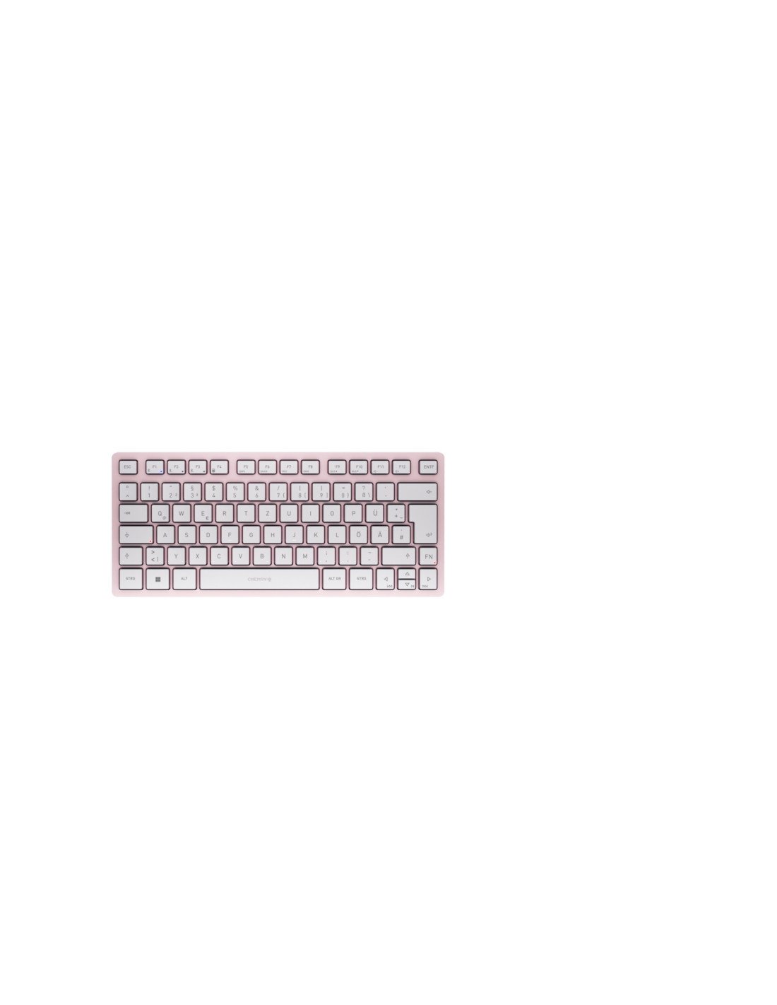 CHERRY KW 7100 MINI BT teclado Universal Bluetooth QWERTZ Alemán Rosa