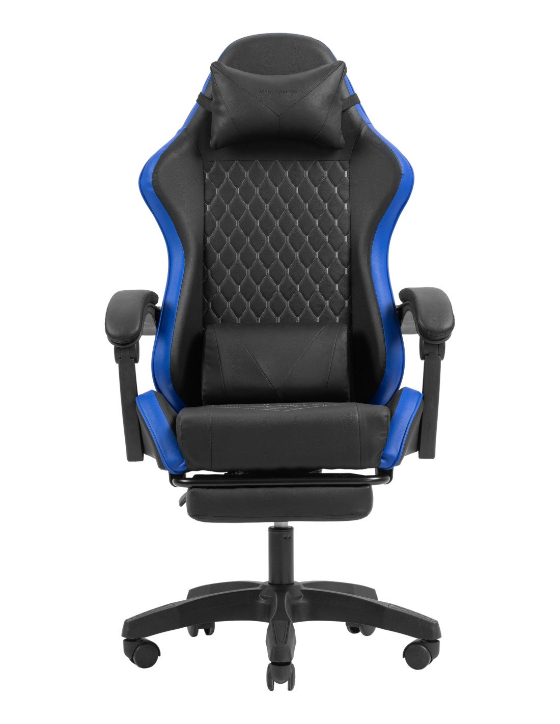 Mars Gaming MGC-X Silla para videojuegos de PC Asiento acolchado Negro, Azul