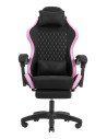 Mars Gaming MGC-X Fabric Silla para videojuegos de PC Asiento acolchado Negro, Rosa