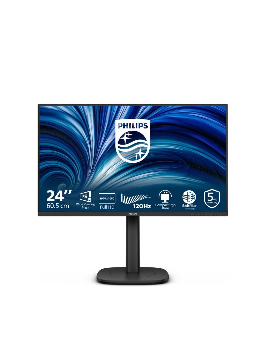 Philips 3000 series 24B2N3200J/00 pantalla para PC 60,5 cm (23.8") 1920 x 1080 Pixeles Full HD LCD Negro