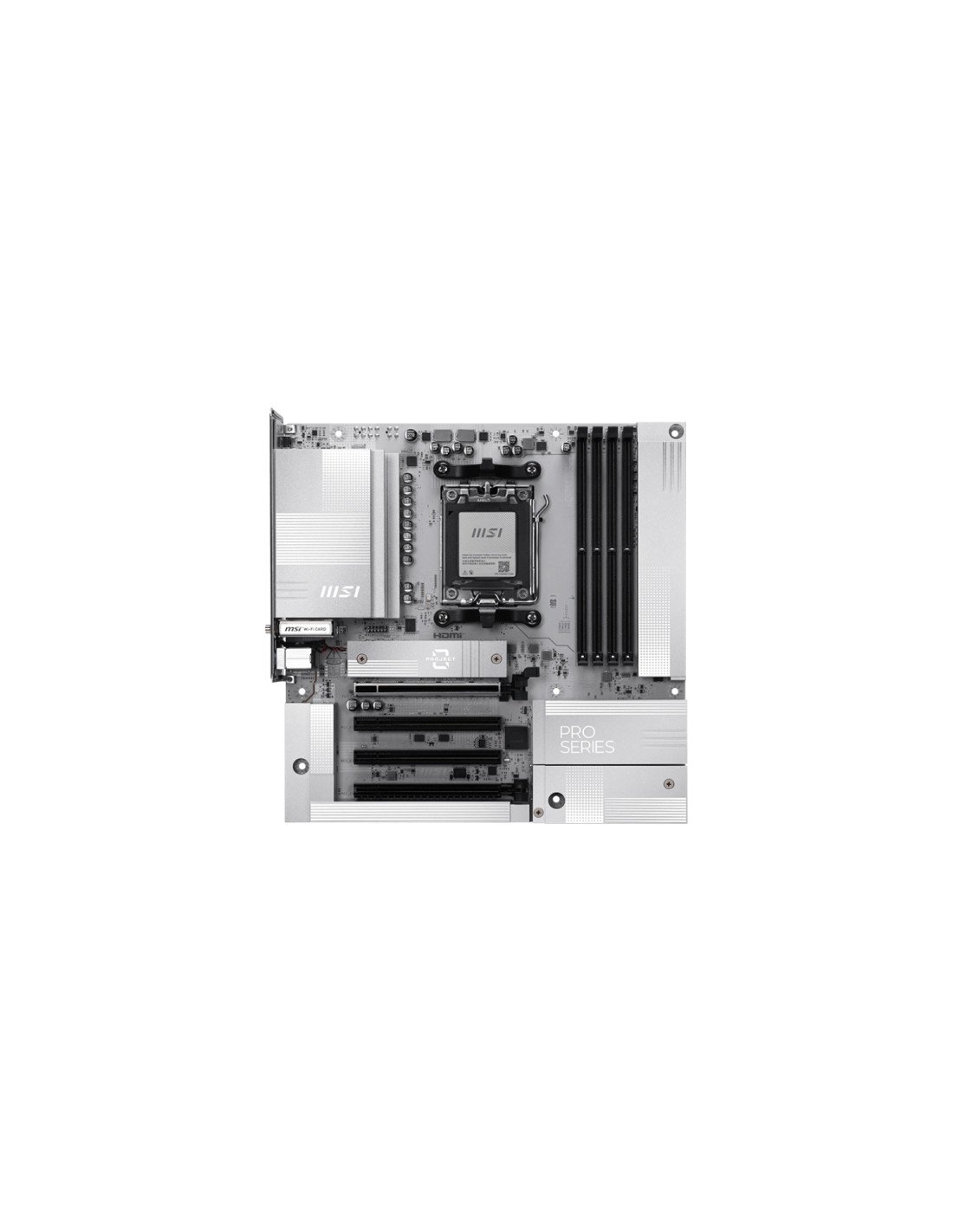 MSI AM5 PRO B850M-A WIFI PZ M-ATX AMD B850 Zócalo AM5 micro ATX