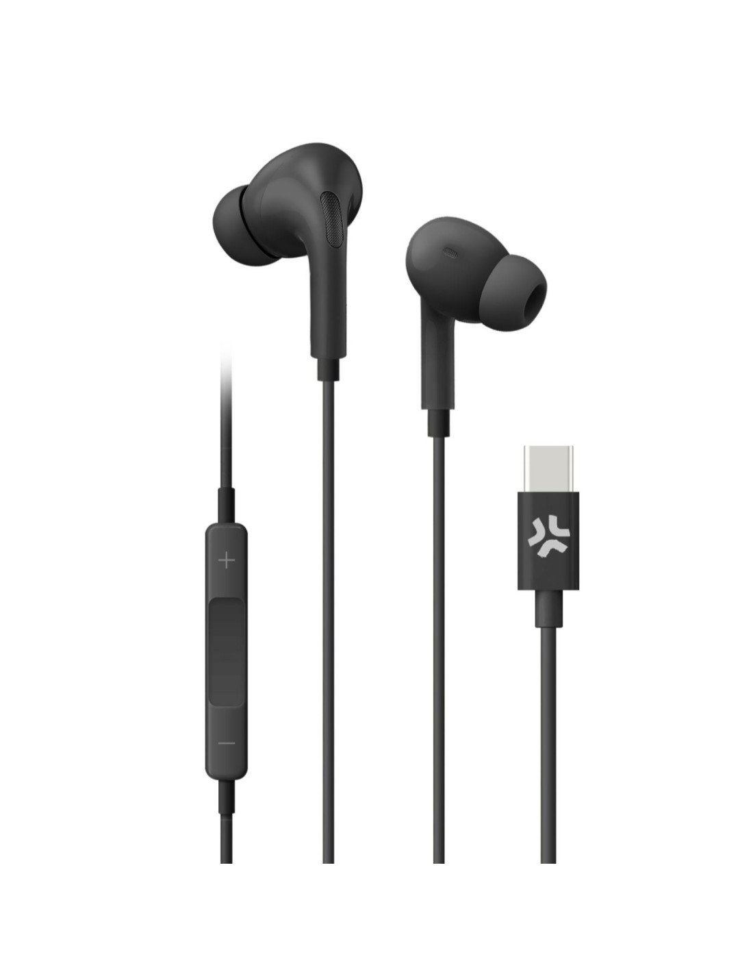 Celly UP1200TYPECBK auricular y casco Auriculares Alámbrico Dentro de oído Llamadas/Música USB Tipo C Negro