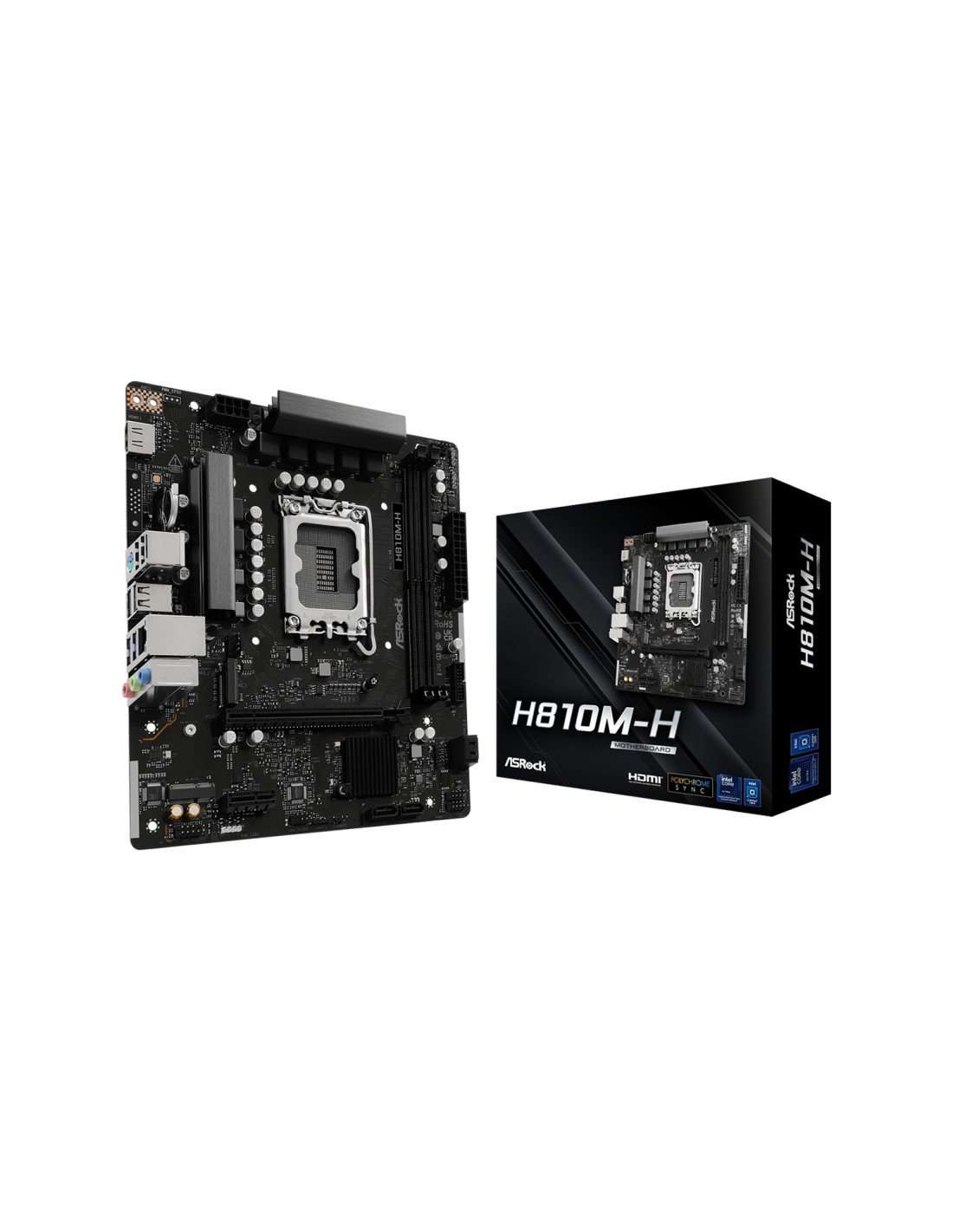 Asrock H810M-H Intel H810 LGA 1851 (Socket V1) micro ATX