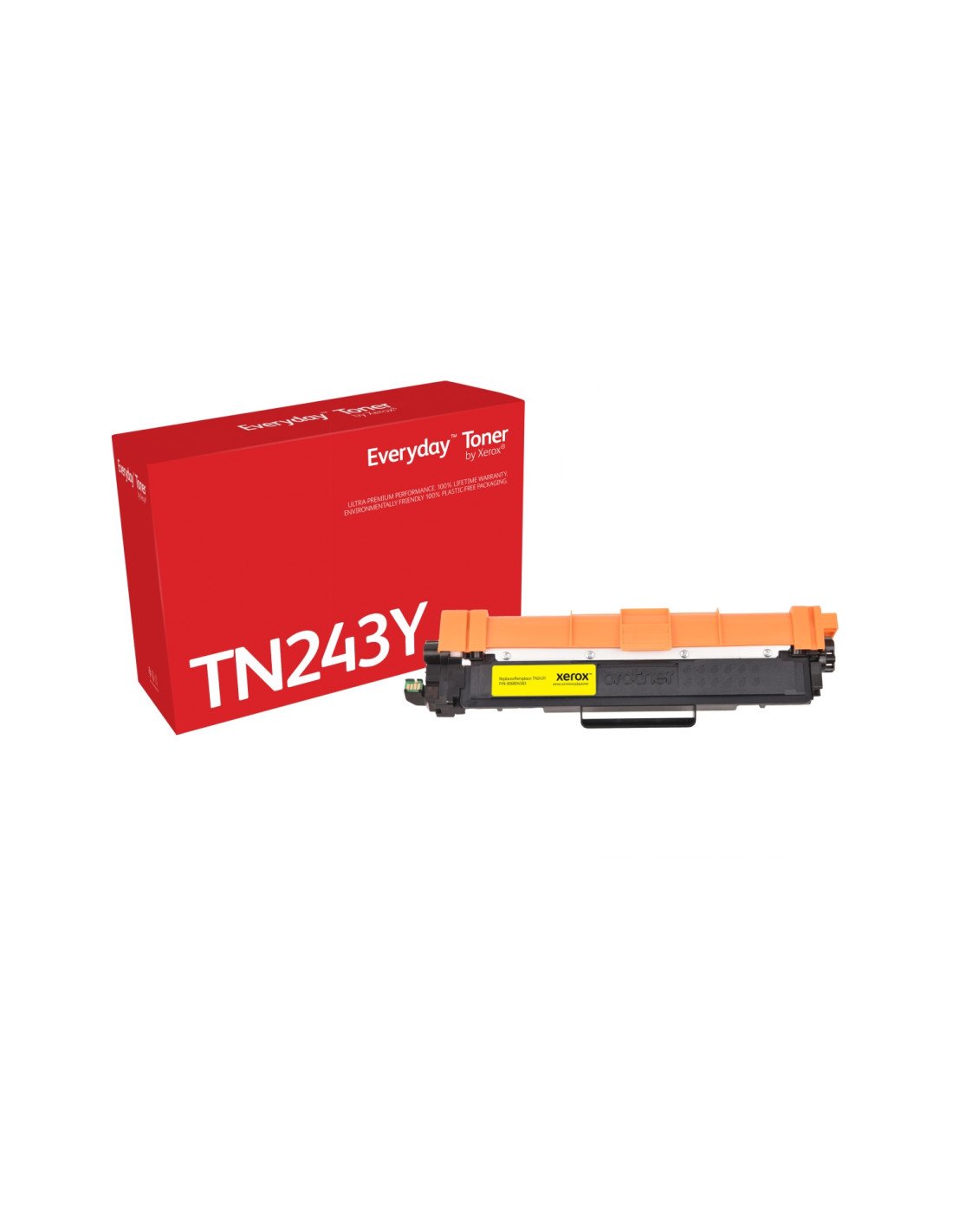 El tóner Everyday™ Amarillo de Xerox es compatible con Brother TN-243Y, Capacidad estándar