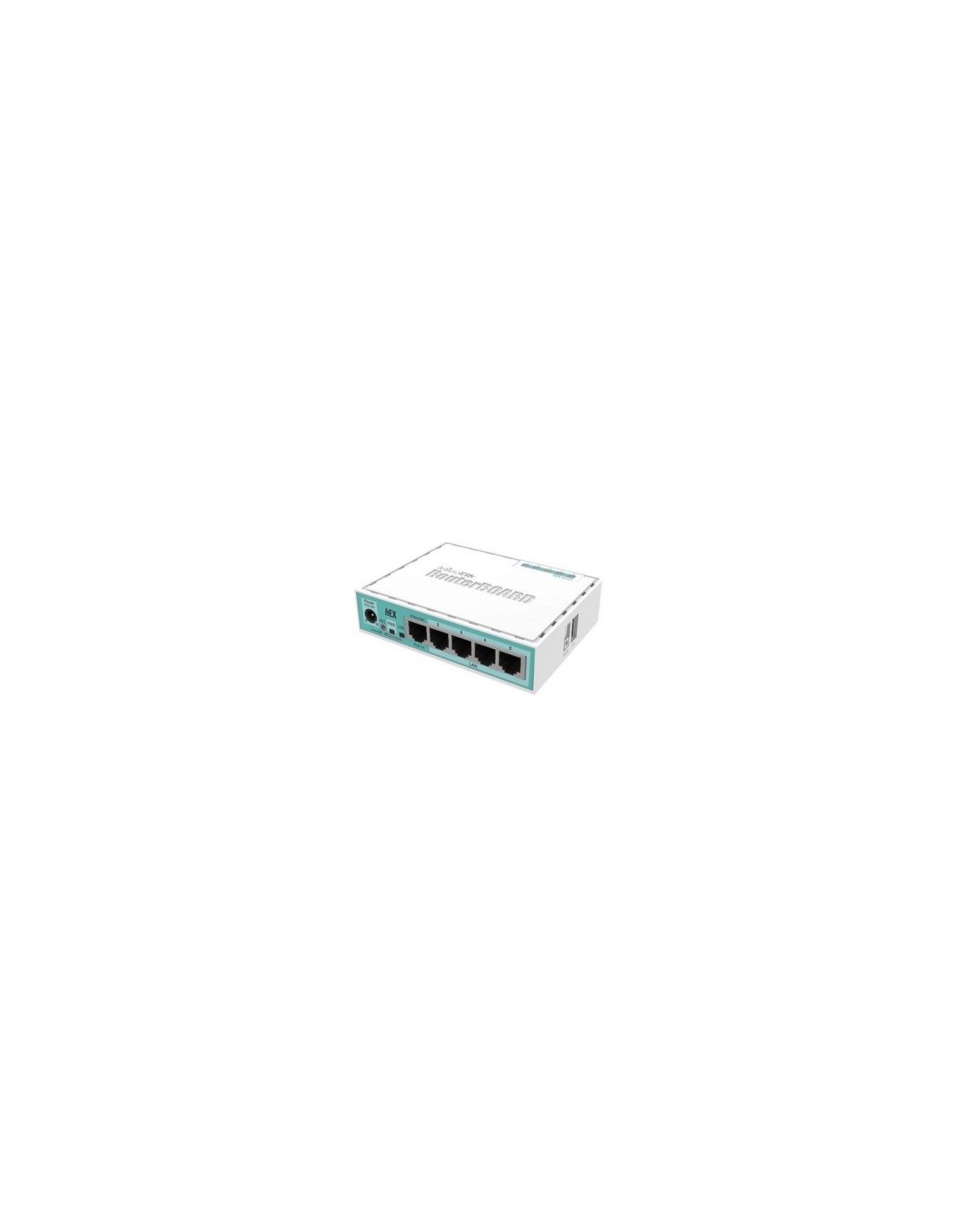 SWITCH MIKROTIK HEX 5PTOS GIGABIT BLANCO RB750GR3
