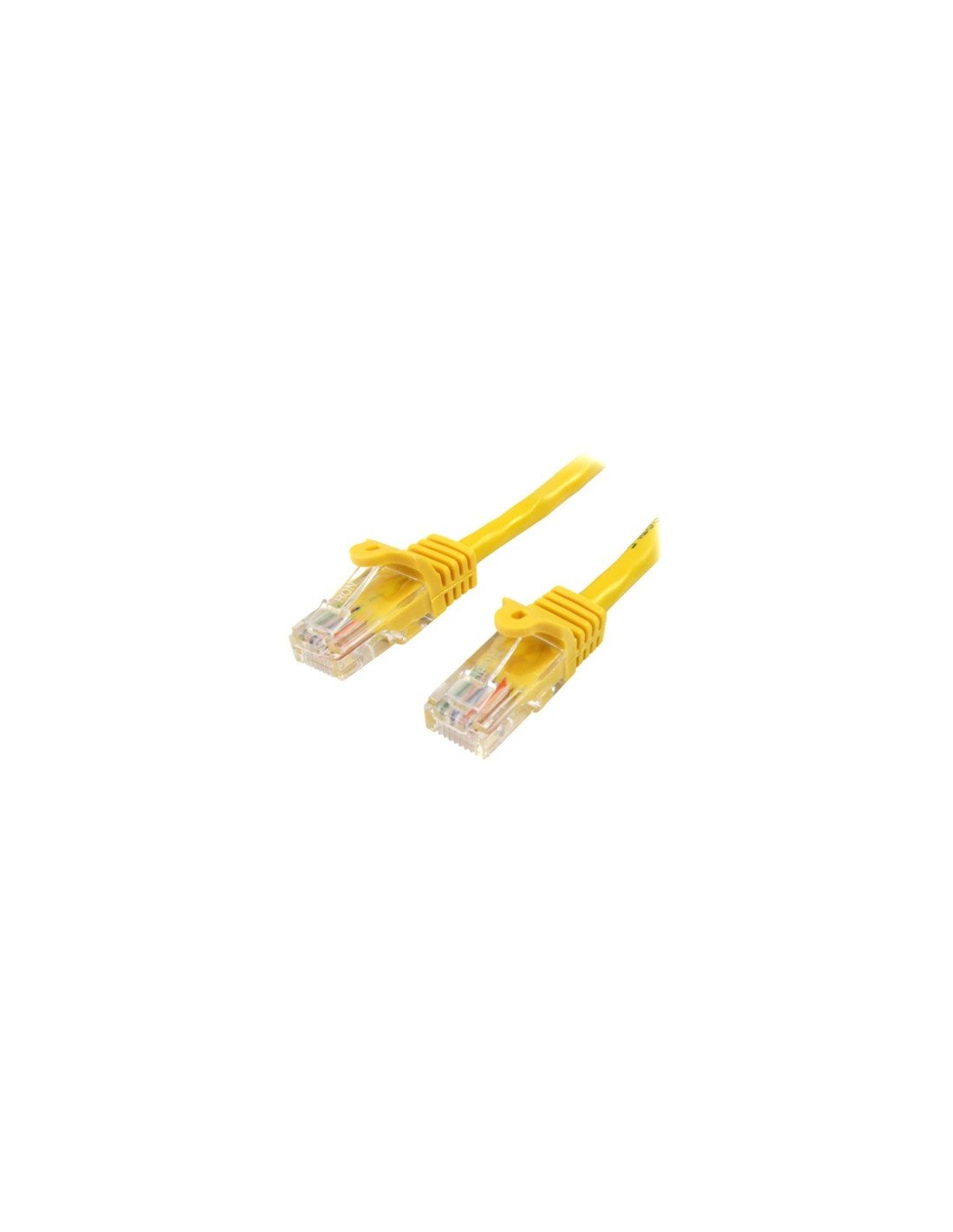 StarTech.com Cable de Red de 10m Amarillo Cat5e Ethernet RJ45 sin Enganches