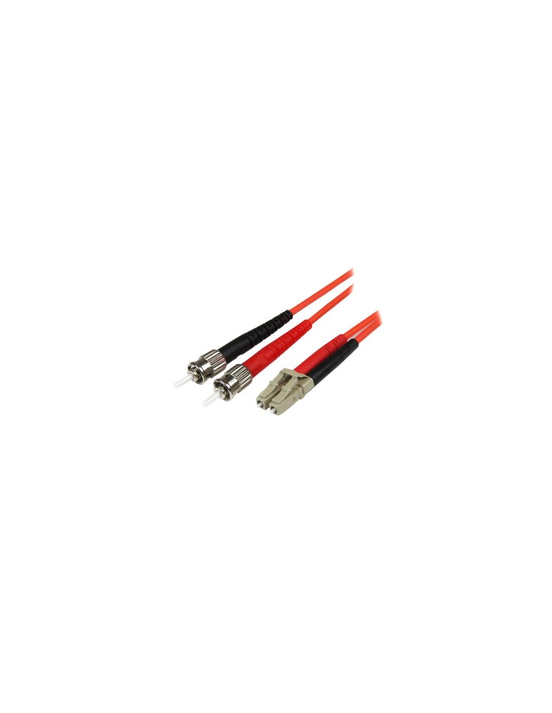 StarTech.com Cable Adaptador de Red de 1m Multimodo Dúplex Fibra Í“ptica LC-ST 50/125 - Patch Duplex