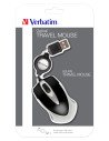 Raton Verbatim Ratón óptico de viaje Go Mini: Negro 49020