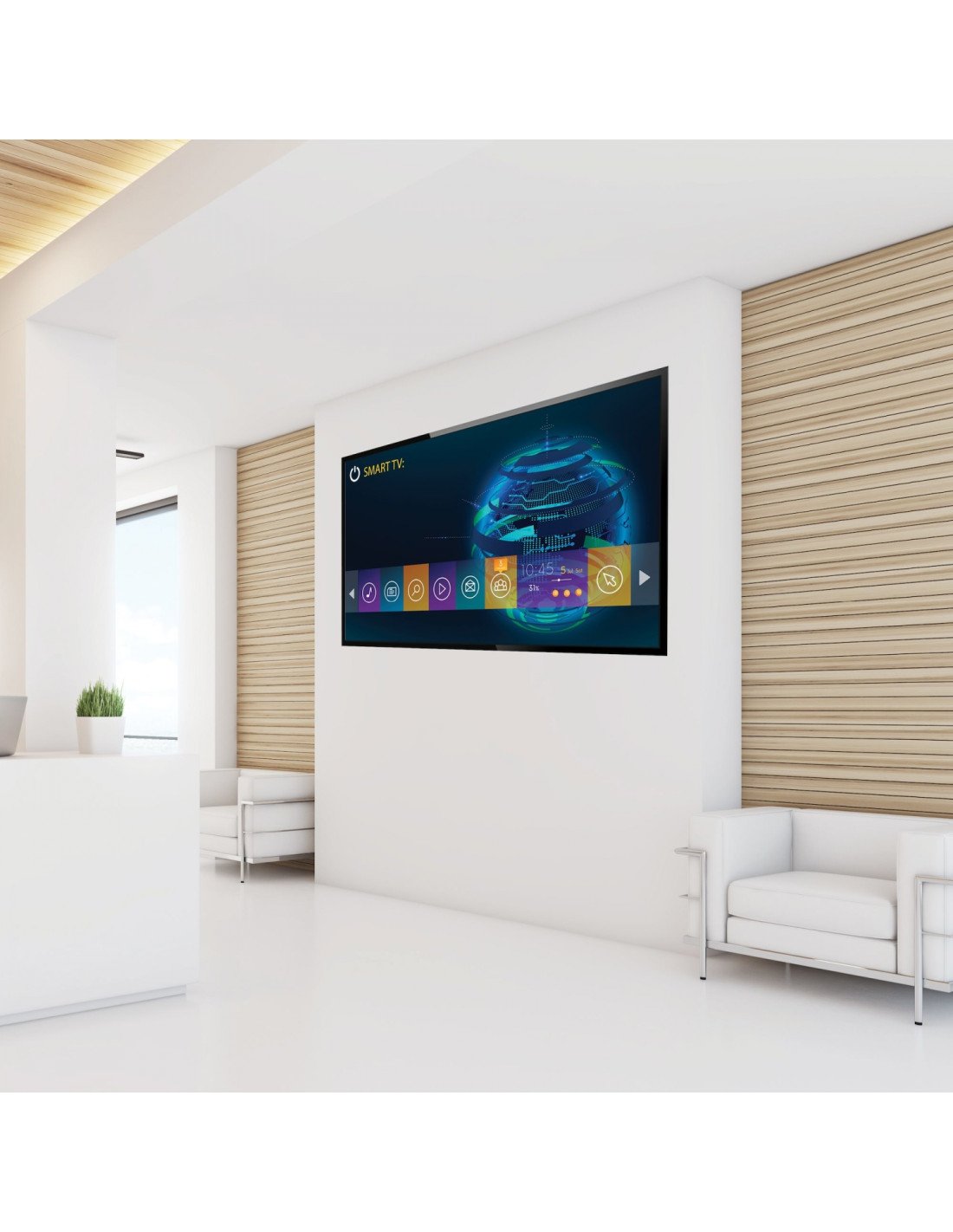 StarTech.com Soporte vesa de pared para tv o monitor lcd led o plasma de 32P a 75P Negro