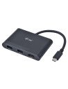 Hub i-tec usb tipo-c 3puertos usb 3.2 gen1 + 1 puerto hdmi negro C31DTPDHDMI