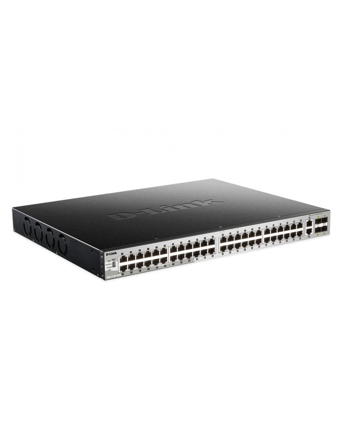 D-Link DGS-3130-54PS Gestionado L3 Gigabit Ethernet (10/100/1000) EnergÍ­a sobre Ethernet (PoE) Negro, Gris