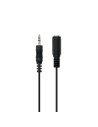 Ewent EC1650 Cable de audio 3.5mm macho a hembra 2m negro