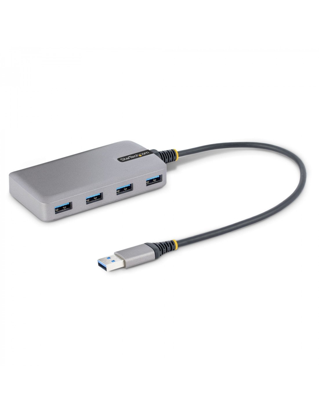 StarTech.com Hub USB de 4 Puertos - USB 3.0 de 5Gbps - Alimentado por el Bus - Concentrador de 4 Puertos USB-A con Alimentación 