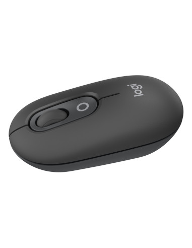 Logitech POP Mouse, ratón inalámbrico Bluetooth compacto y portátil con botones programables y clics discretos, tecnología Easy-