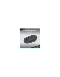 Logitech POP Mouse, ratón inalámbrico Bluetooth compacto y portátil con botones programables y clics discretos, tecnología Easy- 2
