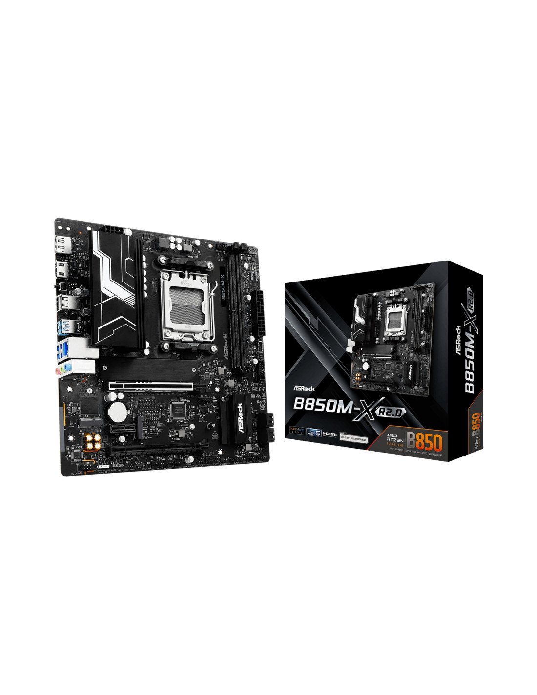 Asrock B850M-X R2.0 AMD B850 Zócalo AM5 micro ATX