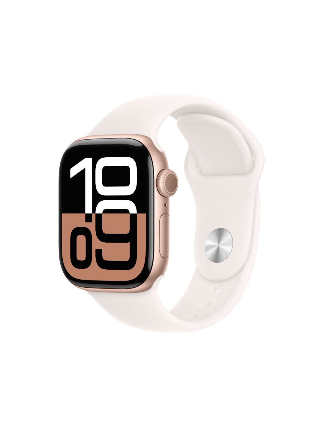 Apple Watch Series 10 OLED 42 mm Digital 374 x 446 Pixeles Pantalla táctil 4G Oro rosa Wifi GPS (satélite)