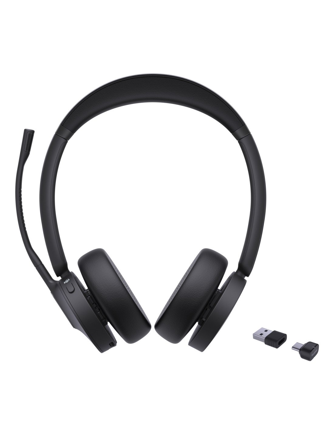Yealink BH70 Dual Teams Auriculares Inalámbrico Diadema Oficina/Centro de llamadas USB Type-C / USB Type-A Bluetooth Negro