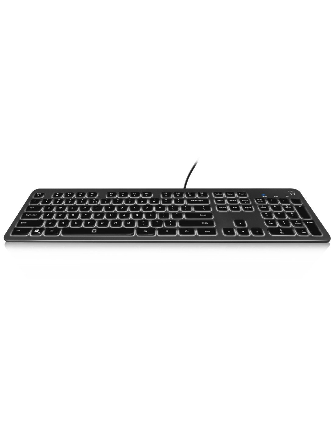 Ewent EW3268 teclado Universal USB QWERTY Italiano Negro
