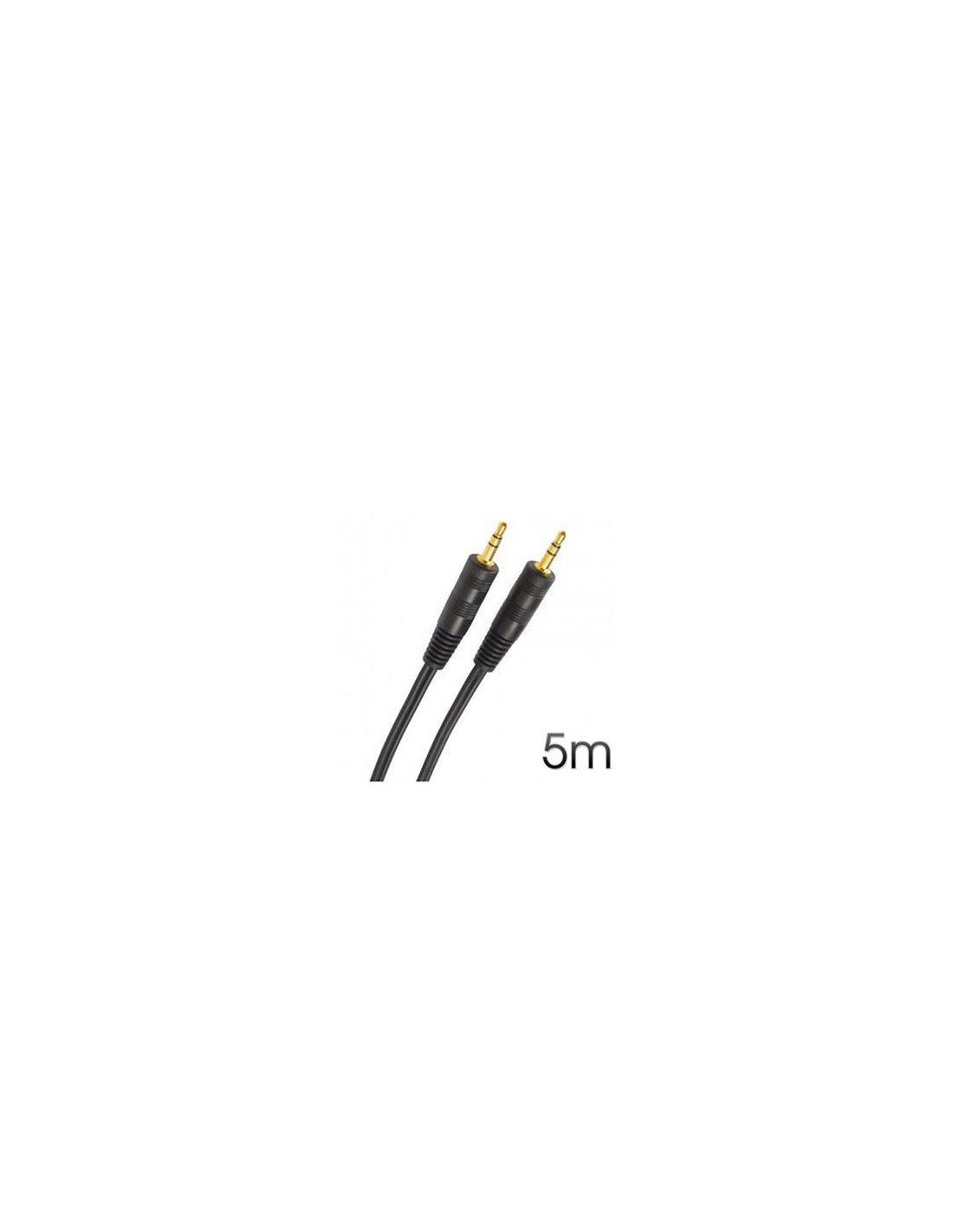 CABLE STEREO MINI JACK 3.5 M/M AUDIO 5M CROMAD