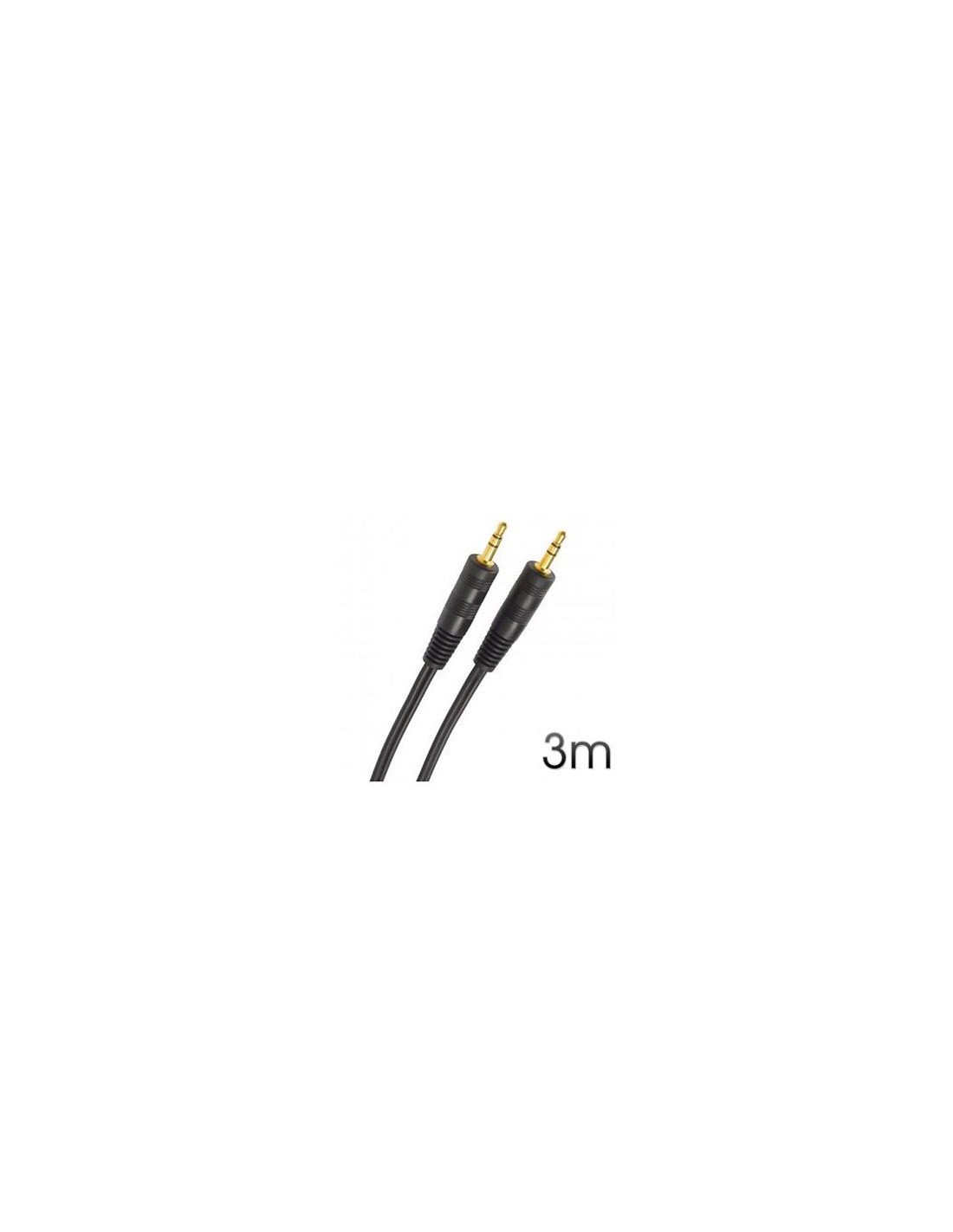 CABLE STEREO MINI JACK 3.5 M/M AUDIO 3M CROMAD