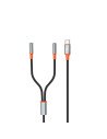 CABLE ADAPTADOR TIPO C A 2 MINI JACK HEMBRA XO