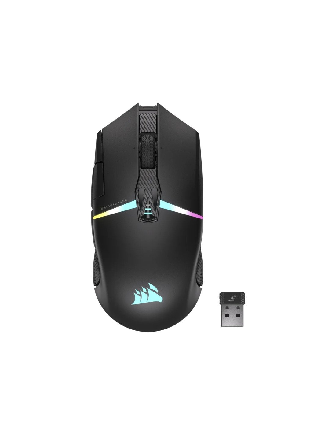 Corsair CH-931B011-EU ratón mano derecha RF Wireless + Bluetooth Í“ptico 26000 DPI