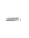 CHERRY DW 9100 SLIM teclado Ratón incluido RF Wireless + Bluetooth QWERTY Inglés de EE. UU. Plata