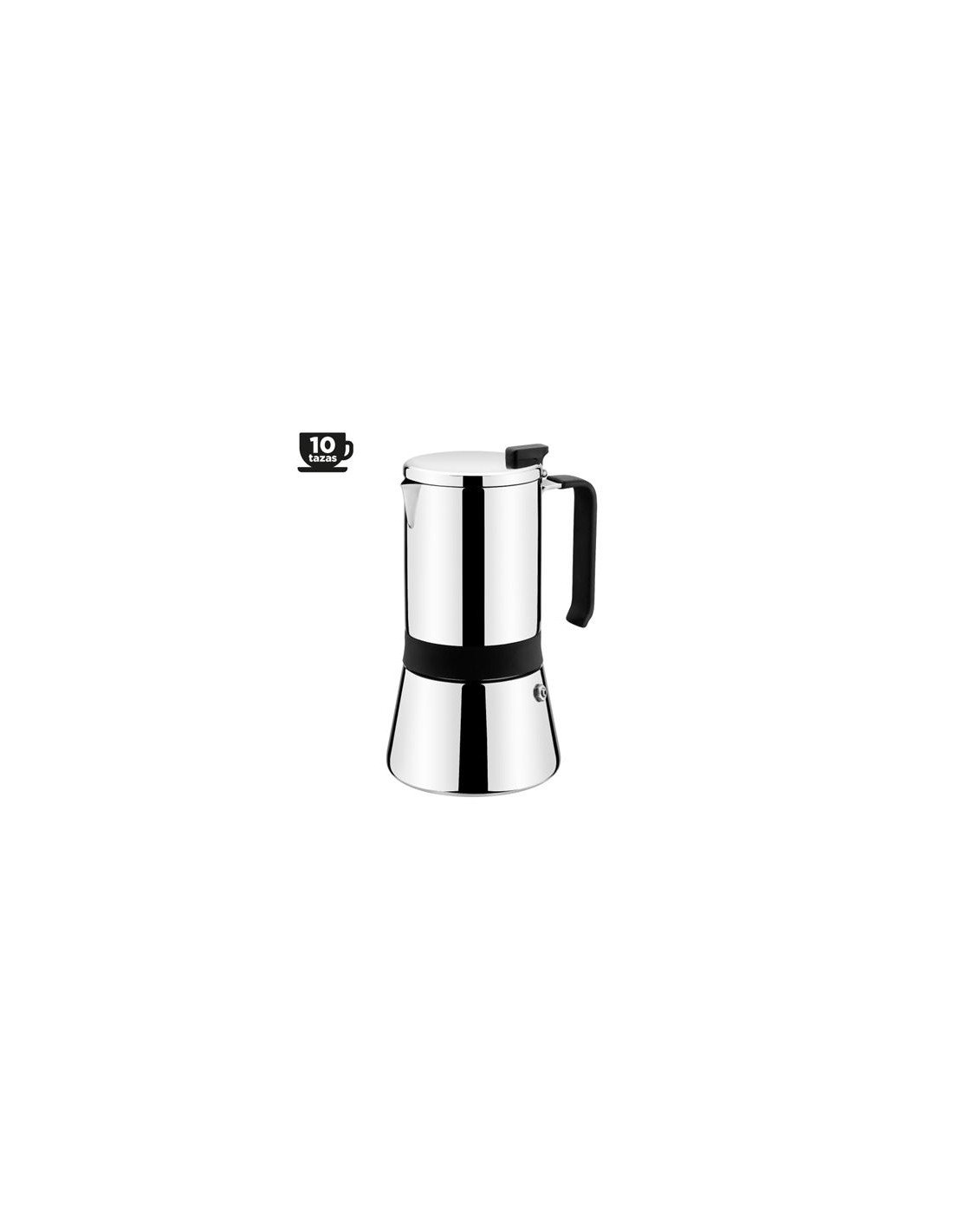 CAFETERA 10 TAZAS INDUCCION ACERO INOX AROMA MONIX