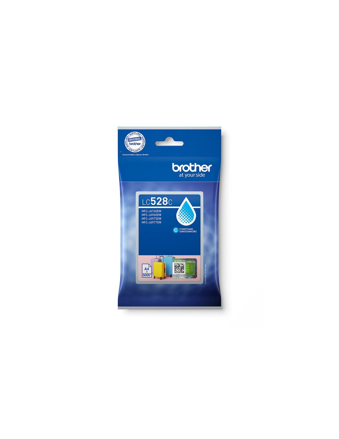 Brother LC528C cartucho de tinta 1 pieza(s) Original Cian