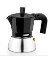 CAFETERA ITALIANA 9 TAZAS INDUCCION INOX NEGRA MONIX