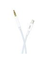 CABLE LIGHTNING - MINI JACK 3.5MM 1 METRO BLANCO XO