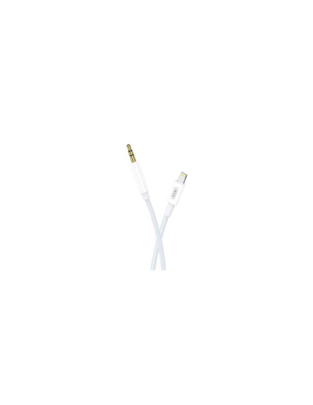 CABLE LIGHTNING - MINI JACK 3.5MM 1 METRO BLANCO XO