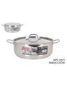 CACEROLA CON TAPA 30CM 0.8MM 7,5 LITROS QUTTIN
