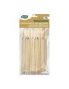 PACK 100 PINCHOS BAMBU CON AGARRADOR 18CM