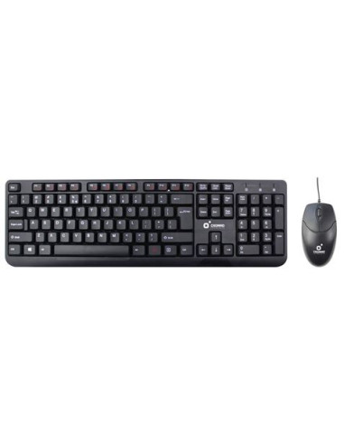 KIT TECLADO + RATÓN CON CABLE USB