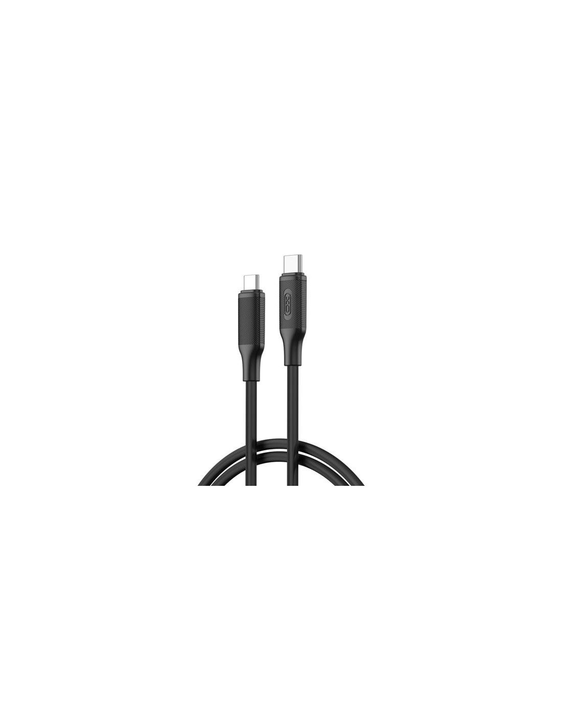 CABLE TIPO C A TIPO C 1METRO NBQ265B NEGRO 60W XO