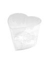 PACK 10 BOL DEGUSTACION PLASTICO REUTILIZABLE CORAZON 5.5X4CM ALGOM