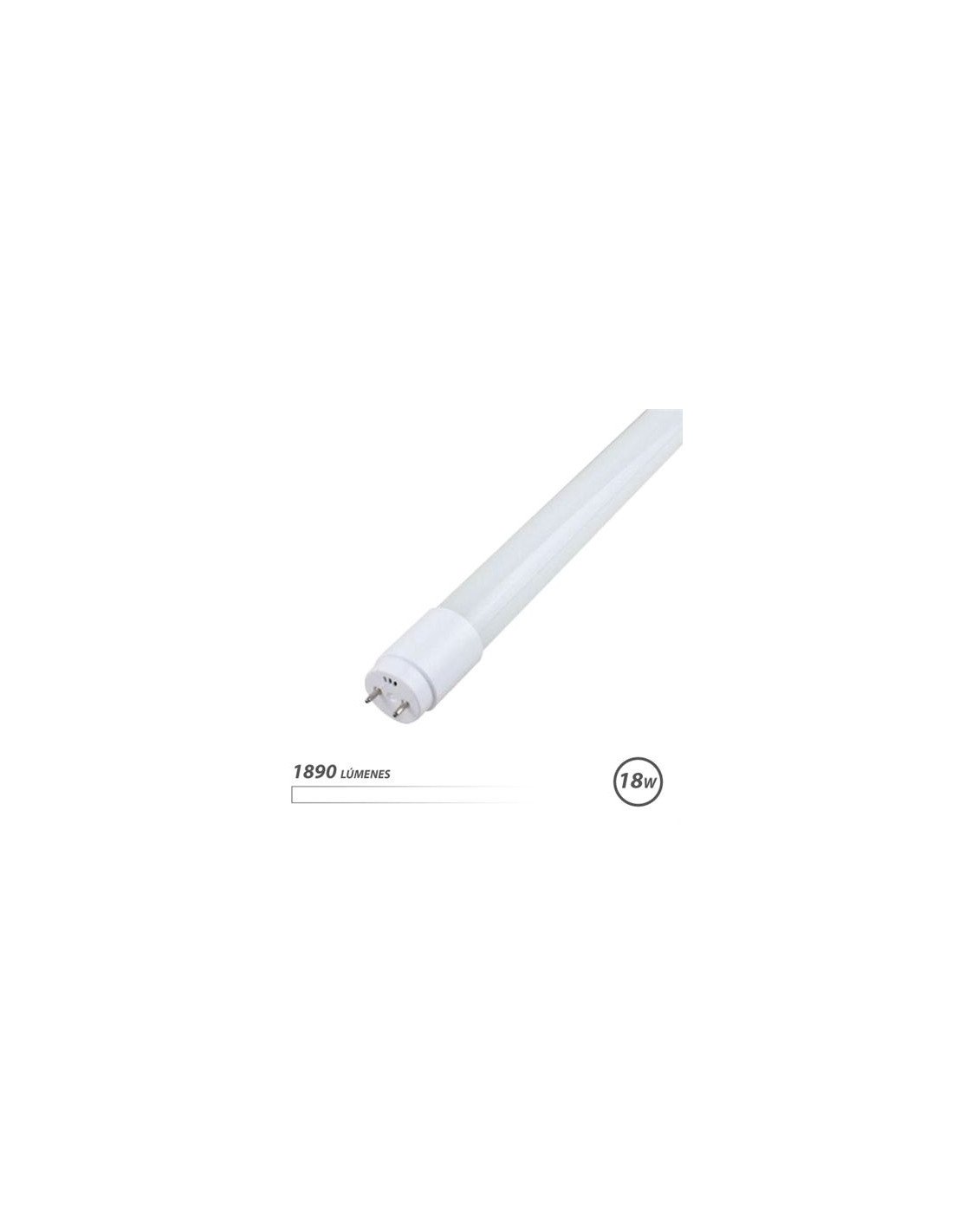 TUBO LED CRISTAL 18W 120CM LUZ BLANCA ELBAT
