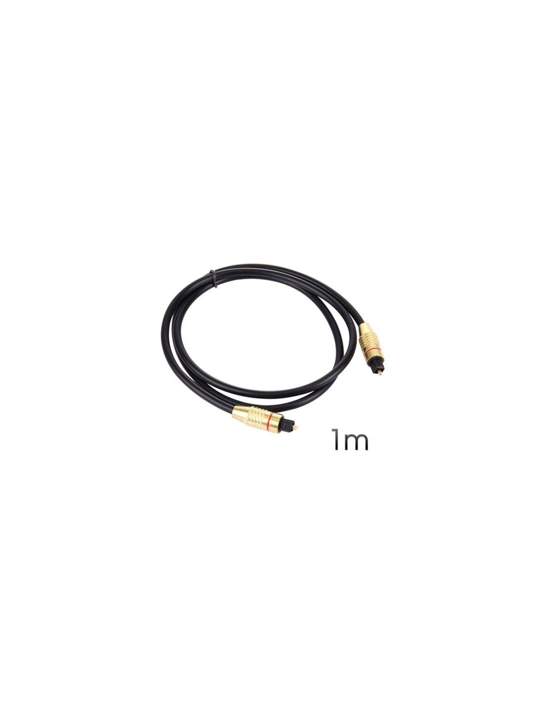 CABLE FIBRA OPTICA AUDIO 1 METRO 5MM CROMAD